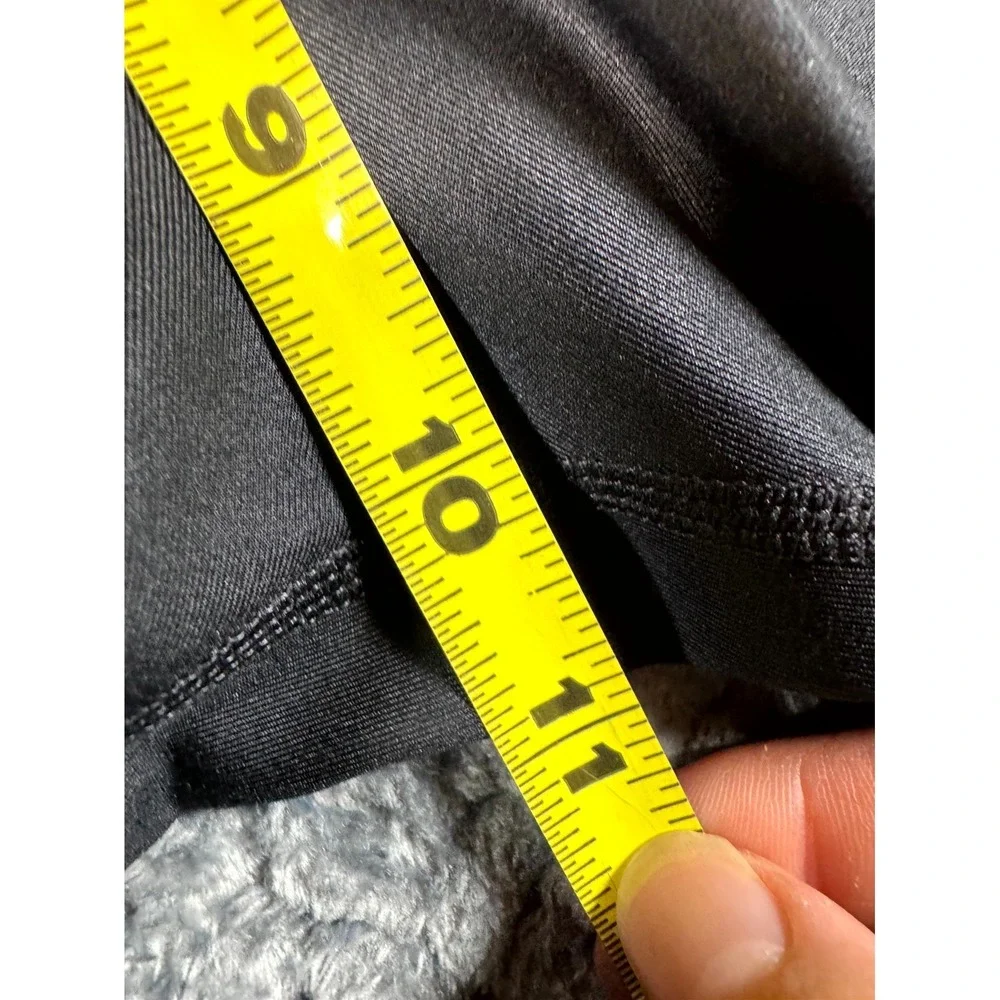 Nike Dri Fit Leggings Womens Large Black Stretch Swoosh‎ Athleisure Yoga Running